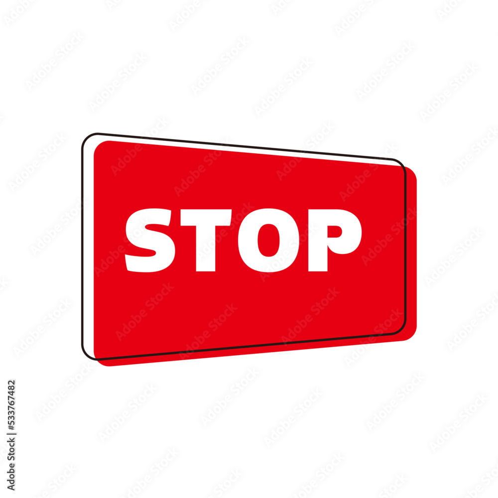 Vector Stop Sign Icon. Stop Banner. Traffic sign stop set. Prohibition sign. Vector illustration. on white Background. Stop sign, stop icon. Vector Stop illustration. Red Warning Symbol
Vector Stop Sign Icon. Stop Banner. Traffic sign stop set. Prohibition sign. Vector illustration. on white Background. Stop sign, stop icon. Vector Stop illustration. Red Warning Symbol