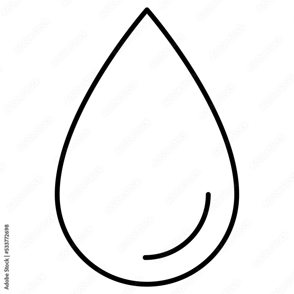 water drop line icon water drop line icon