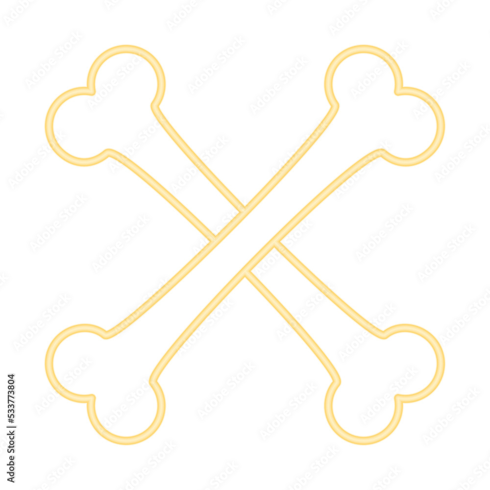 halloween neon crossed bones halloween neon crossed bones