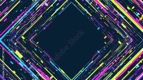 Glitch error effect. Digital background. Vector illustration