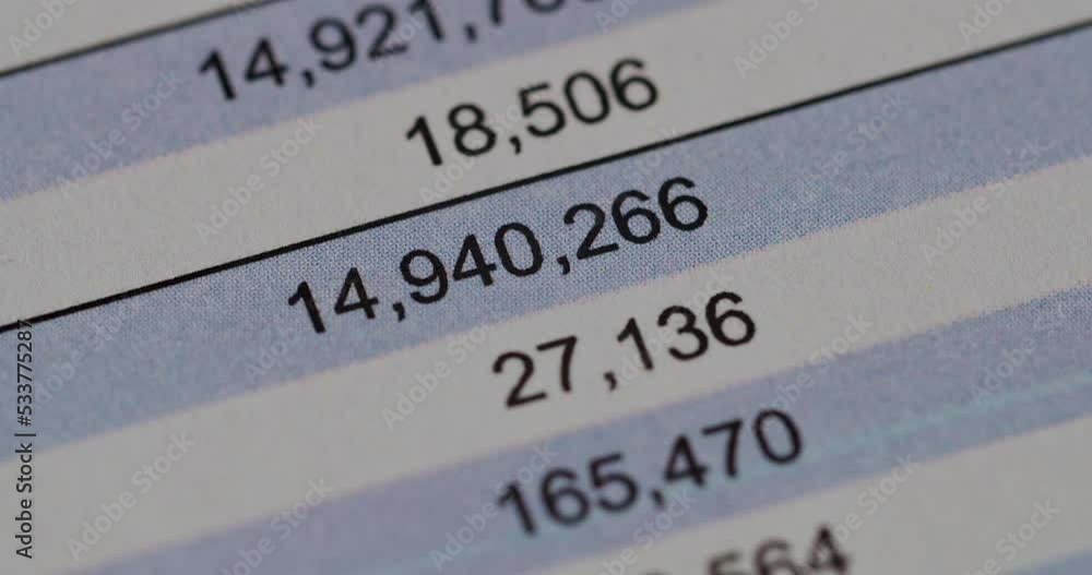 Business finance and income statement, accounting, statistics concept Business finance and income statement, accounting, statistics concept