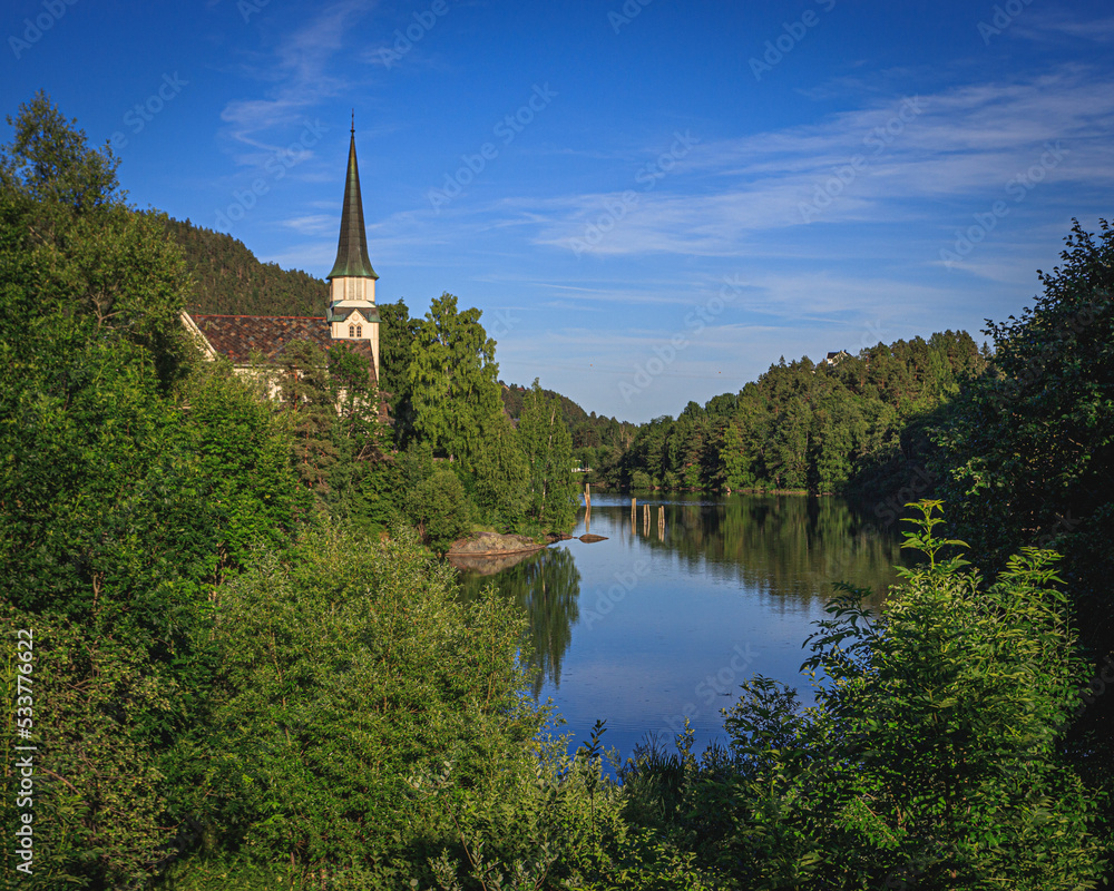 Fototapeta premium Skotfoss Church