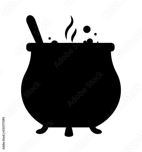 cauldron silhouette design photo