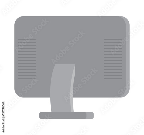 back of a monitor computer