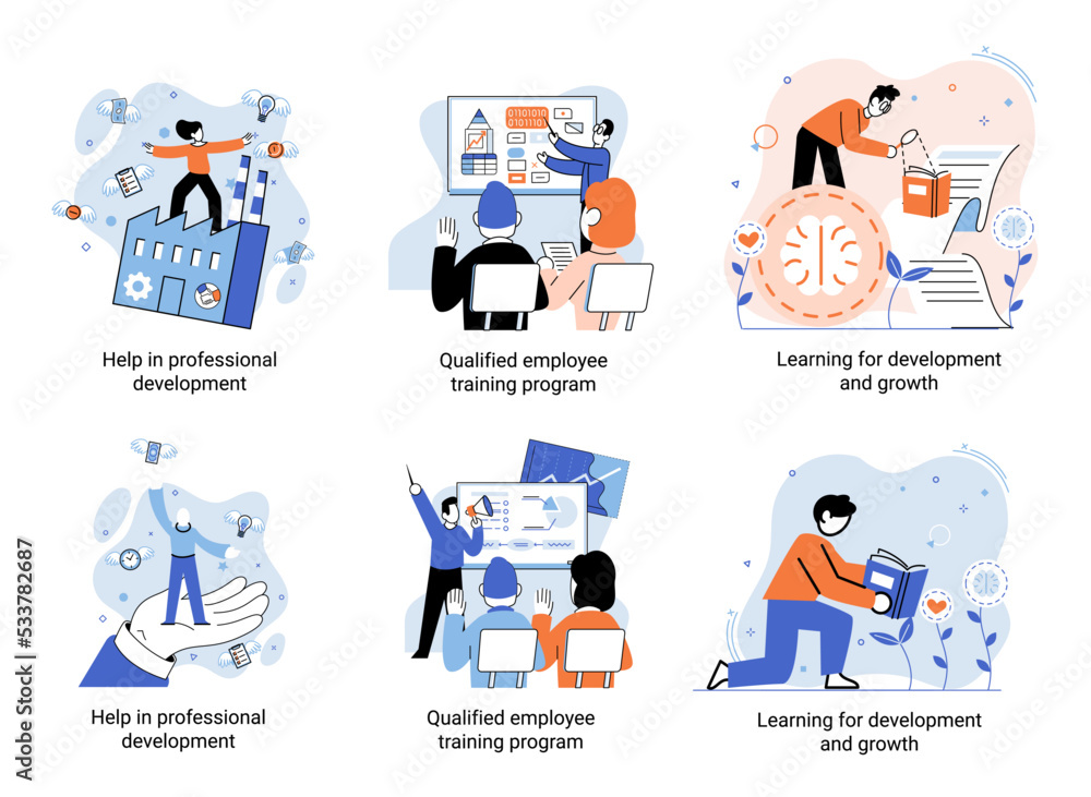 Help in professional development. Qualified employee training program. Learning for software development and growth. Agile project management devOps team, project life scrum meeting. Creative metaphor Help in professional development. Qualified employee training program. Learning for software development and growth. Agile project management devOps team, project life scrum meeting. Creative metaphor