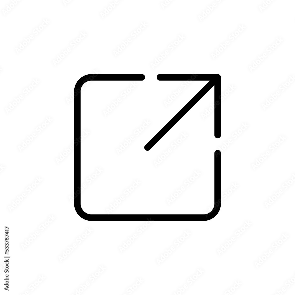 External link icon vector for web and mobile app. link sign and symbol. hyperlink symbol External link icon vector for web and mobile app. link sign and symbol. hyperlink symbol