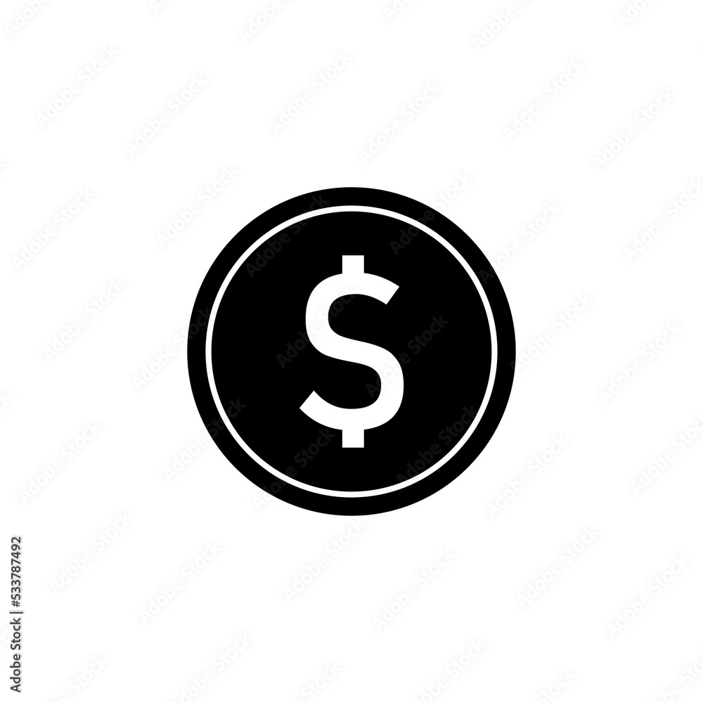 Money icon vector for web and mobile app. Money sign and symbol Money icon vector for web and mobile app. Money sign and symbol