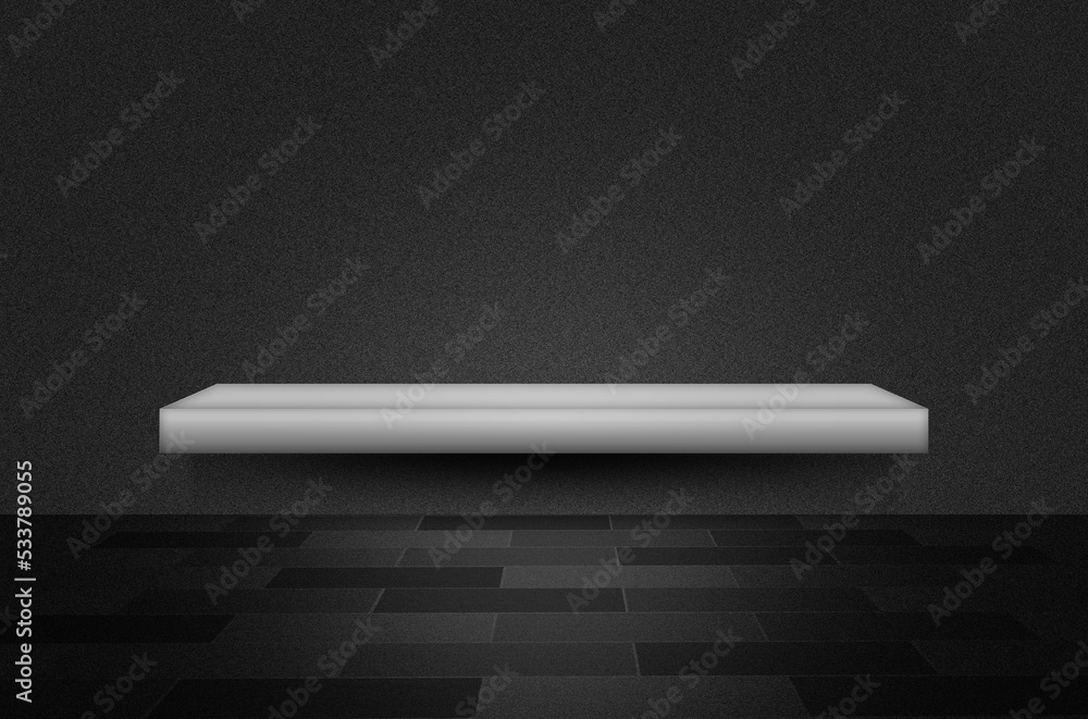 Black texture scene or background with floor Black texture scene or background with floor