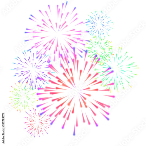 fireworks colorful carnival background