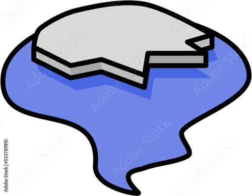ice breaking icon