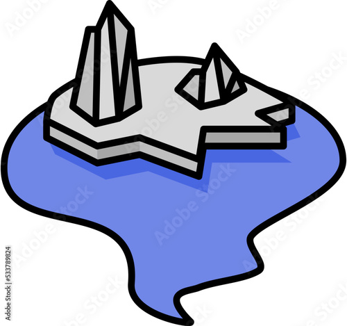 ice breaking icon
