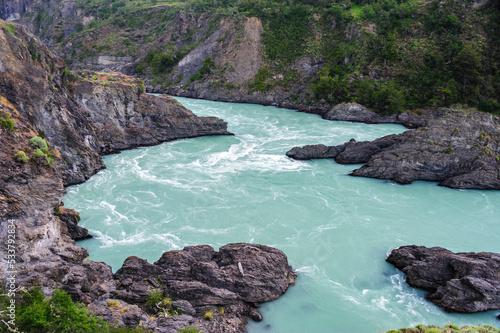 Chile, Aysen. Rapids on the Baker River. © Danita Delimont