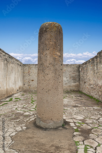 Archeaological site of Mitla, in Oaxaca, Mexico photo