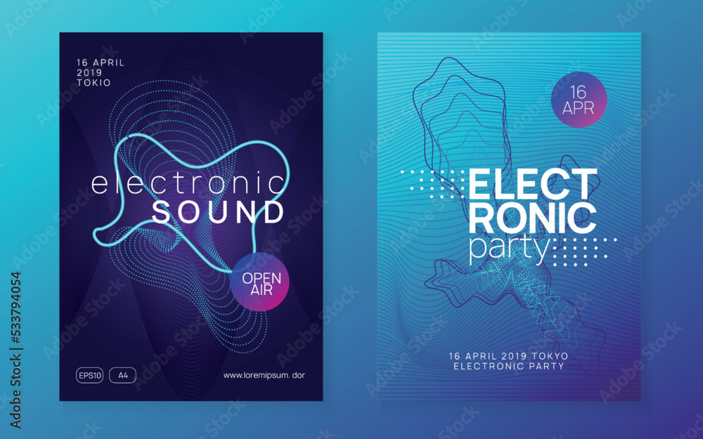 Neon trance event flyer. Techno dj party. Electro dance music. Electronic sound. Club fest poster. Neon trance event flyer. Techno dj party. Electro dance music. Electronic sound. Club fest poster.