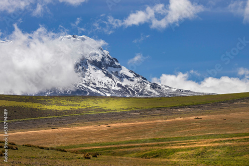 Antisana volcano, Antisana National Park, Ecuador.