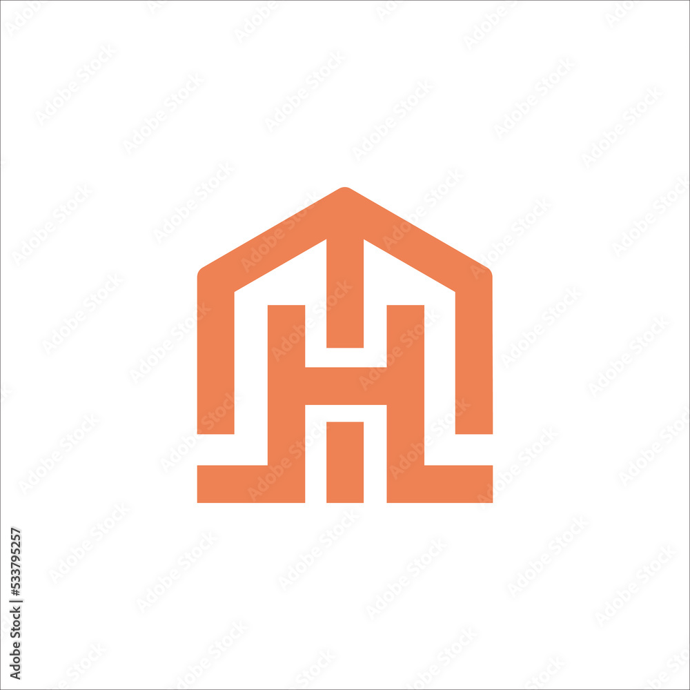 H Letter Home Logo Template Illustration Design. Vector EPS 10. H Letter Home Logo Template Illustration Design. Vector EPS 10.