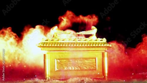 The Ark of the Covenant opens animation vfx effect composite 3 clips 