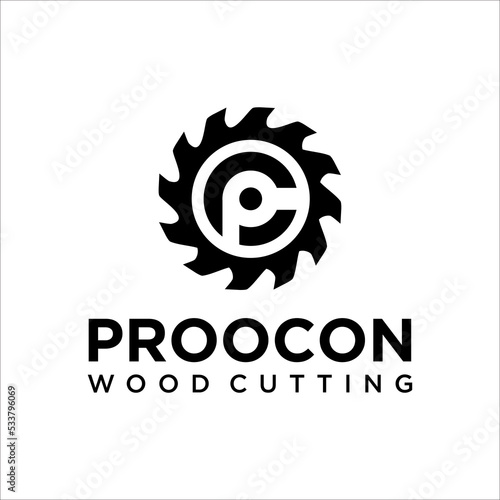 Wood Cutting Vector illustration, mark, logo for design. The cut wood with a saw. Sign of Lumberjack, Woodwork.