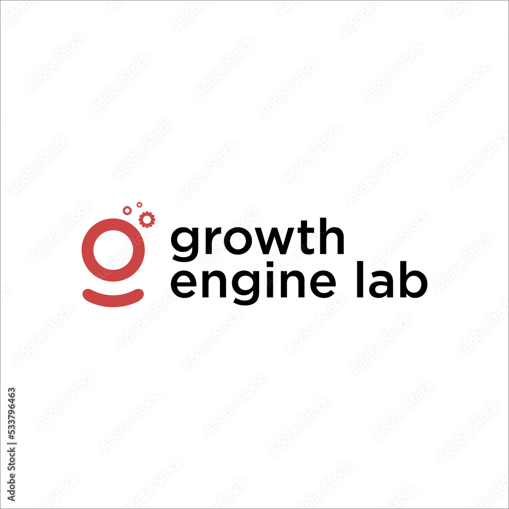 G Letter  Growth Logo Vector Template