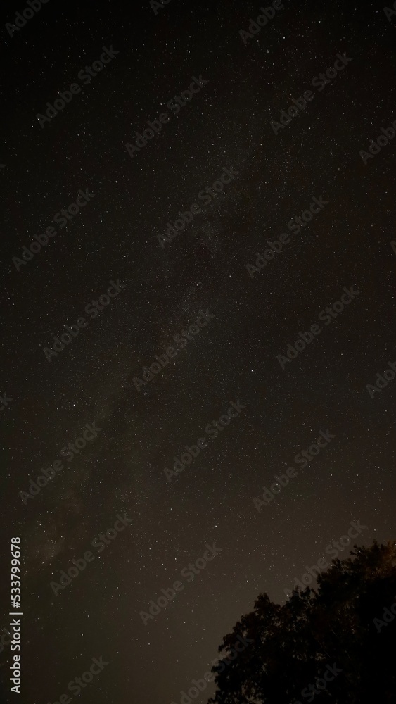 Stars with milky way Stars with milky way