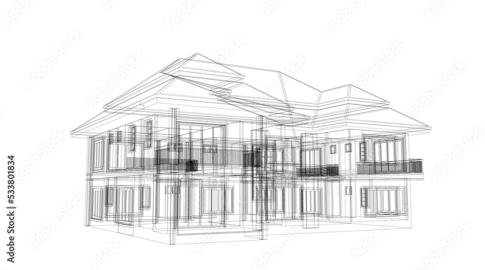 3D House Randering