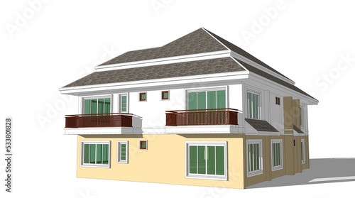 3D House Randering