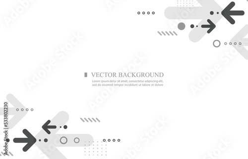 white vector wallpaper geometric arrow shape.futuristic arrows.
