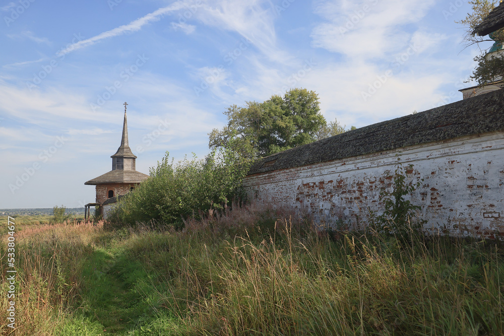 veliky ustyug church landscape russia north religion architecture