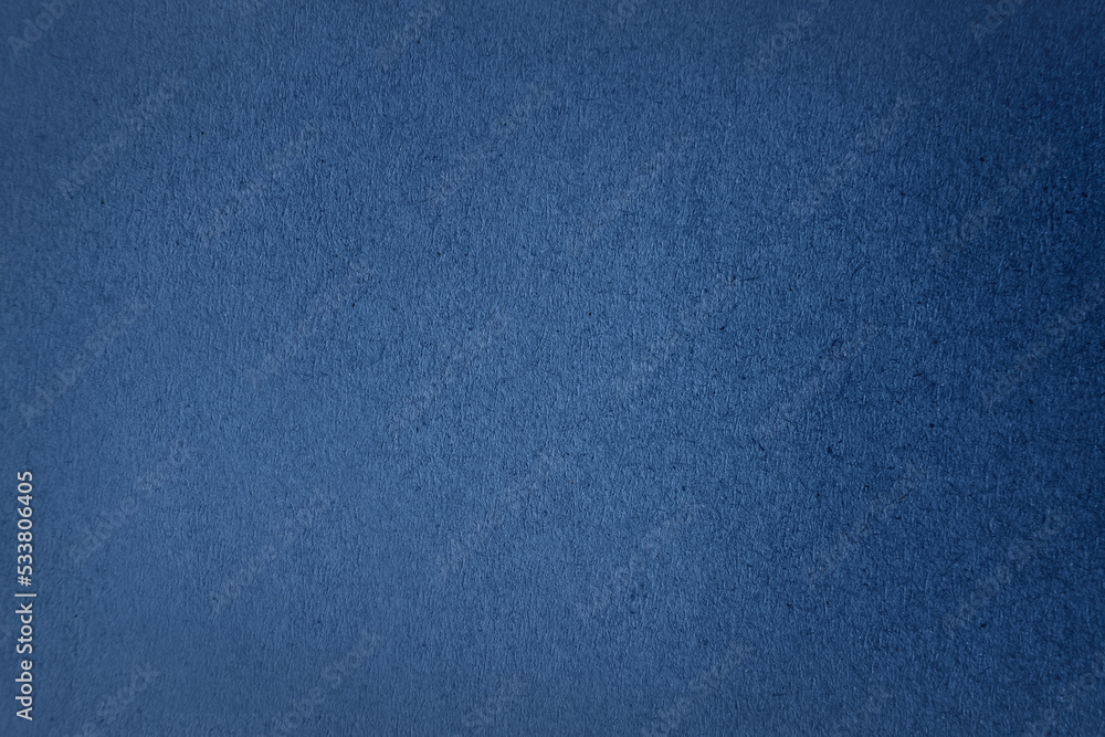 Fototapeta premium Empty mockup colourful navy blue color with texture decorate on recyclable Kraft paper to be use for website page or packaging background