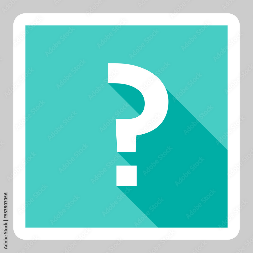 Question mark, FAQ sign, Help symbol, vector mark symbols light blue style. White stroke design. Isolated icon. Question mark, FAQ sign, Help symbol, vector mark symbols light blue style. White stroke design. Isolated icon.