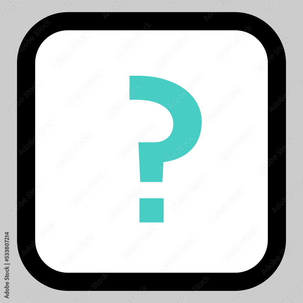 Question mark, FAQ sign, Help symbol, vector mark symbols light blue style. Isolated icon. Question mark, FAQ sign, Help symbol, vector mark symbols light blue style. Isolated icon.