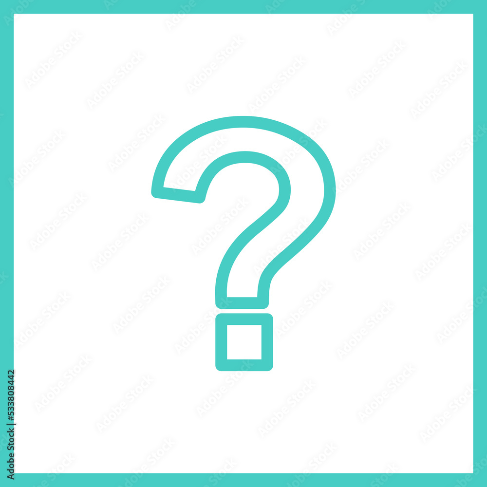 Question mark, FAQ sign, Help symbol, vector mark symbols light blue style. Isolated icon. Question mark, FAQ sign, Help symbol, vector mark symbols light blue style. Isolated icon.