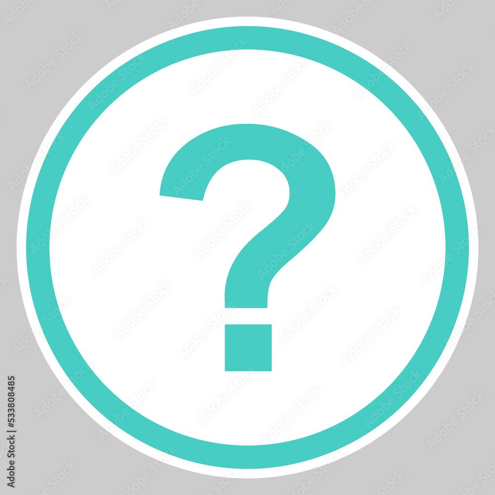 Question mark, FAQ sign, Help symbol, vector mark symbols light blue style. Isolated icon. Question mark, FAQ sign, Help symbol, vector mark symbols light blue style. Isolated icon.