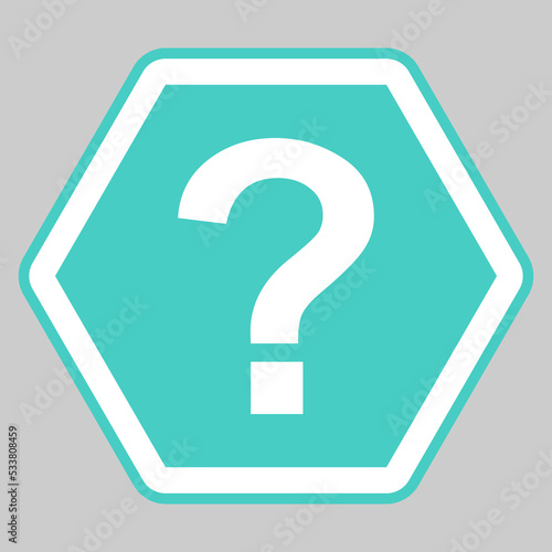 Question mark, FAQ sign, Help symbol, vector mark symbols light blue style. Isolated icon.