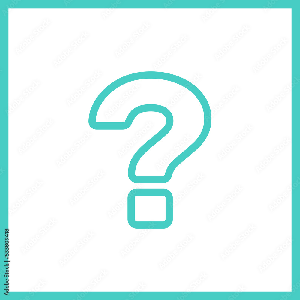Question mark, FAQ sign, Help symbol, vector mark symbols light blue style. Isolated icon. Question mark, FAQ sign, Help symbol, vector mark symbols light blue style. Isolated icon.