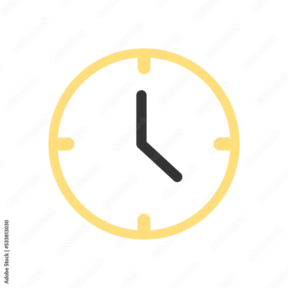 clcok outline icon illustration design clcok outline icon illustration design