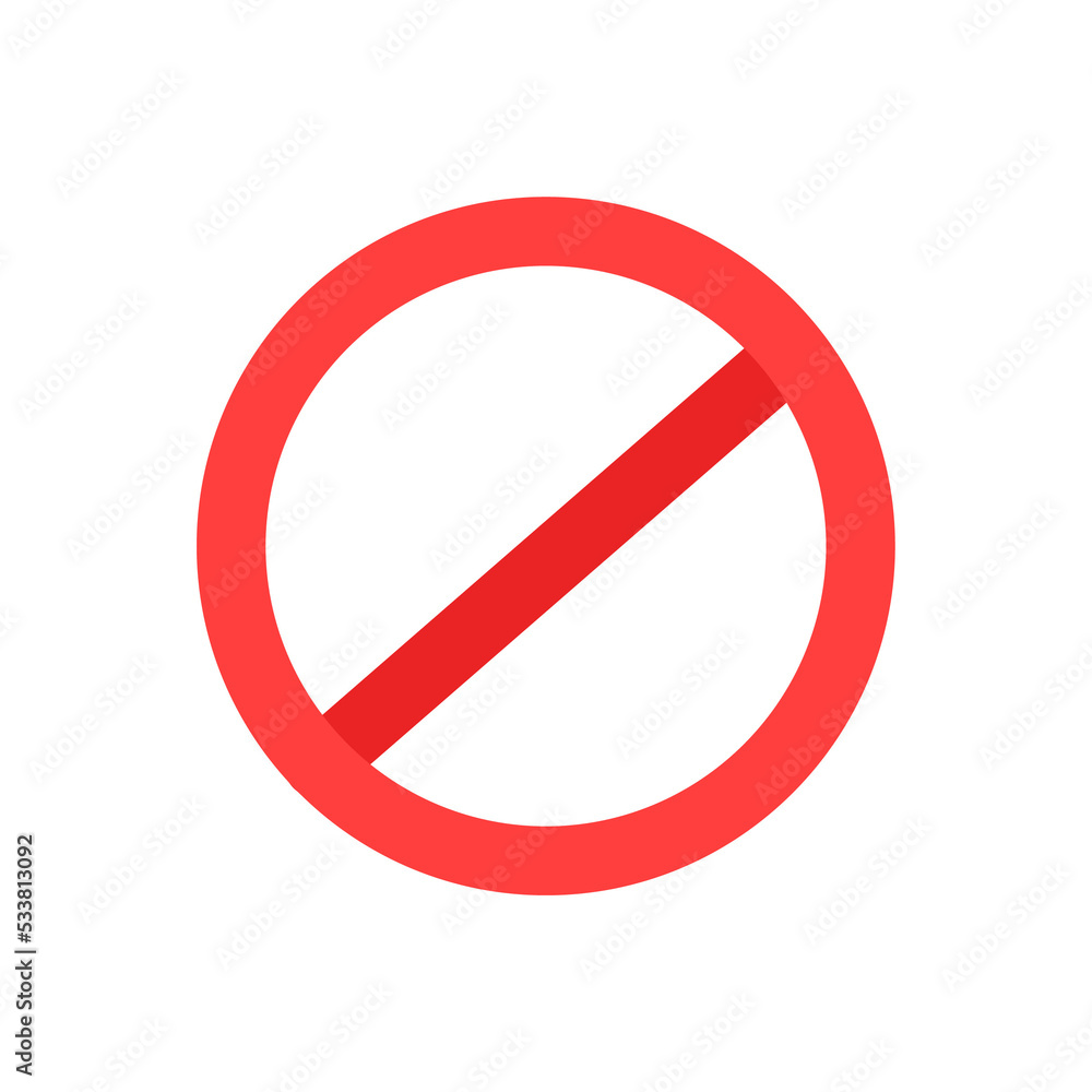 Forbidden icon illustration design Forbidden icon illustration design