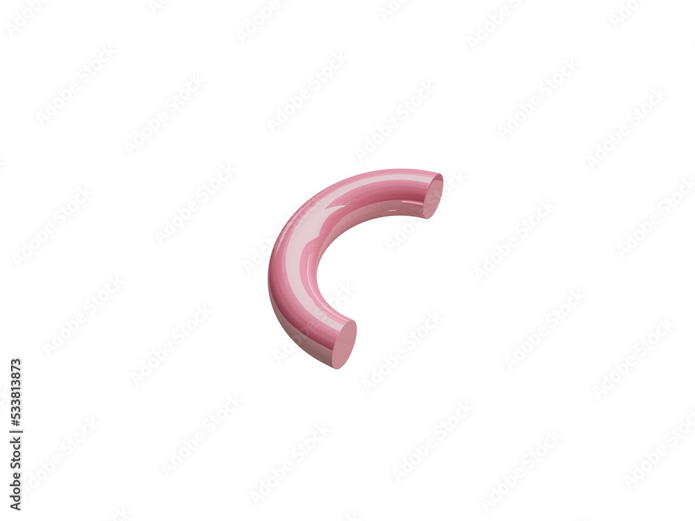 Geometric 3d arc shape illustration Geometric 3d arc shape illustration