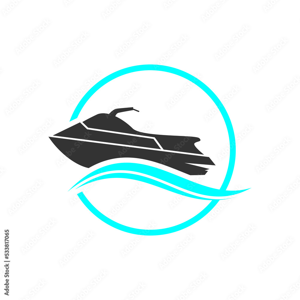 icon on white ship and waves
icon on white ship and waves