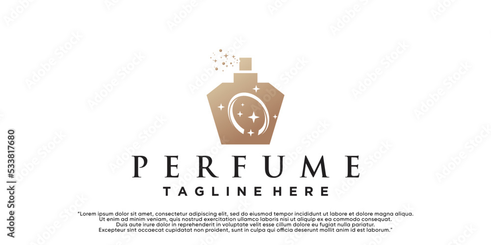 Free Vector  Luxury perfume logo collection