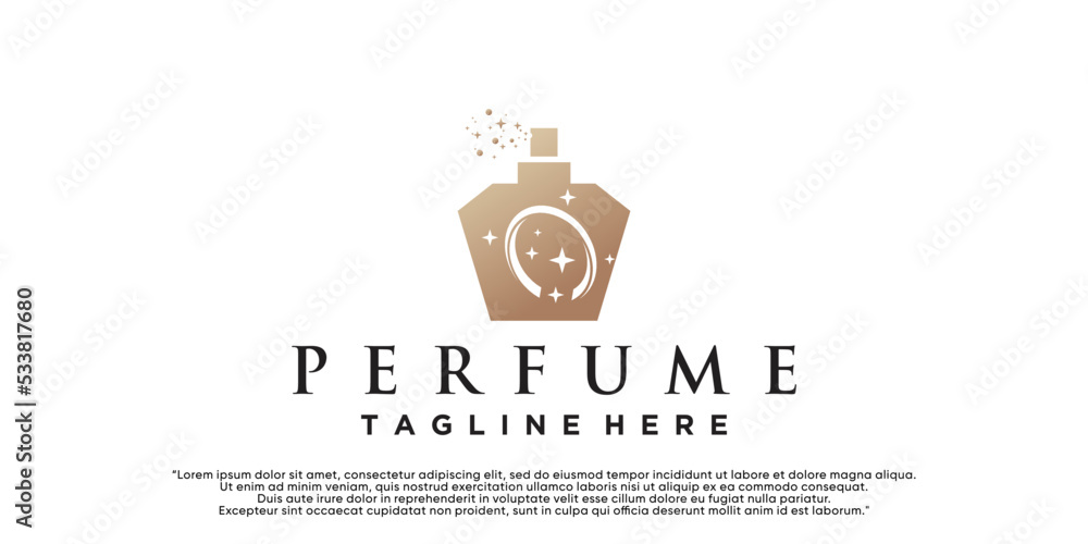 Free Vector  Luxury perfume logo template