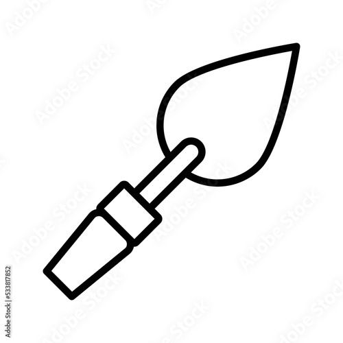 cement spoon icon color editable