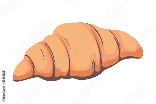 cute croissant design