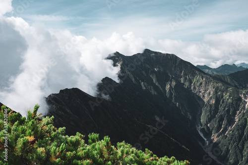 Wallpaper Mural 雲と山 Torontodigital.ca