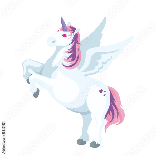 colored unicorn design