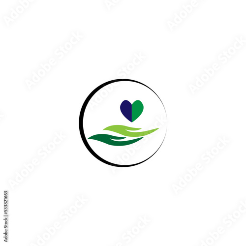 hand charity togetherness icon image illustration vector design