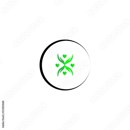 hand charity togetherness icon image illustration vector design