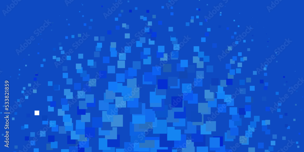 Light BLUE vector pattern in square style. Light BLUE vector pattern in square style.