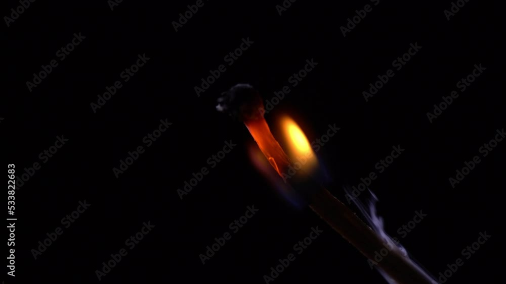 smoke from burning matchsticks on a black background smoke from burning matchsticks on a black background