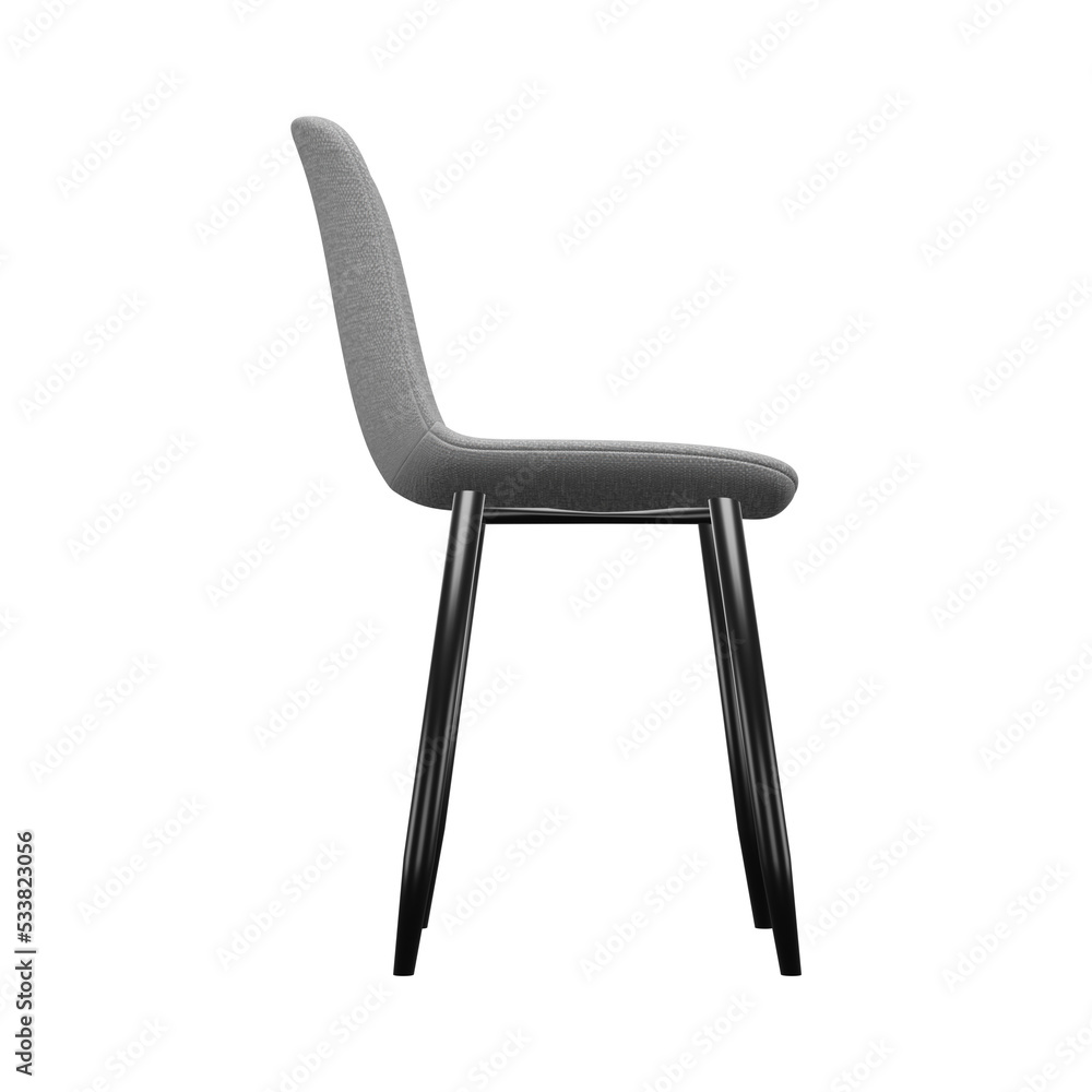 Realistic Chair Illustration. 3D Render. Realistic Chair Illustration. 3D Render.